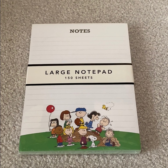 Peanuts Gang Large Notepad